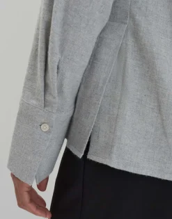 Damen OPUS Blusen^Oversize Bluse Zanell Grau Online Bestellen