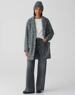 Damen OPUS Jacken / Mäntel^Oversize Mantel Halilo Remix Schwarz Online Bestellen