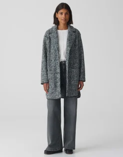 Damen OPUS Jacken / Mäntel^Oversize Mantel Halilo Remix Schwarz Online Bestellen