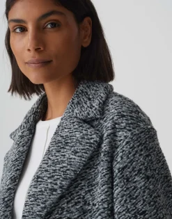 Damen OPUS Jacken / Mäntel^Oversize Mantel Halilo Remix Schwarz Online Bestellen