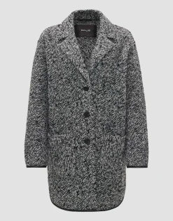 Damen OPUS Jacken / Mäntel^Oversize Mantel Halilo Remix Schwarz Online Bestellen