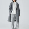 Damen OPUS Jacken / Mäntel^Oversize Mantel Hannie Grau Online Bestellen
