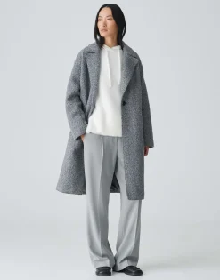 Damen OPUS Jacken / Mäntel^Oversize Mantel Hannie Grau Online Bestellen