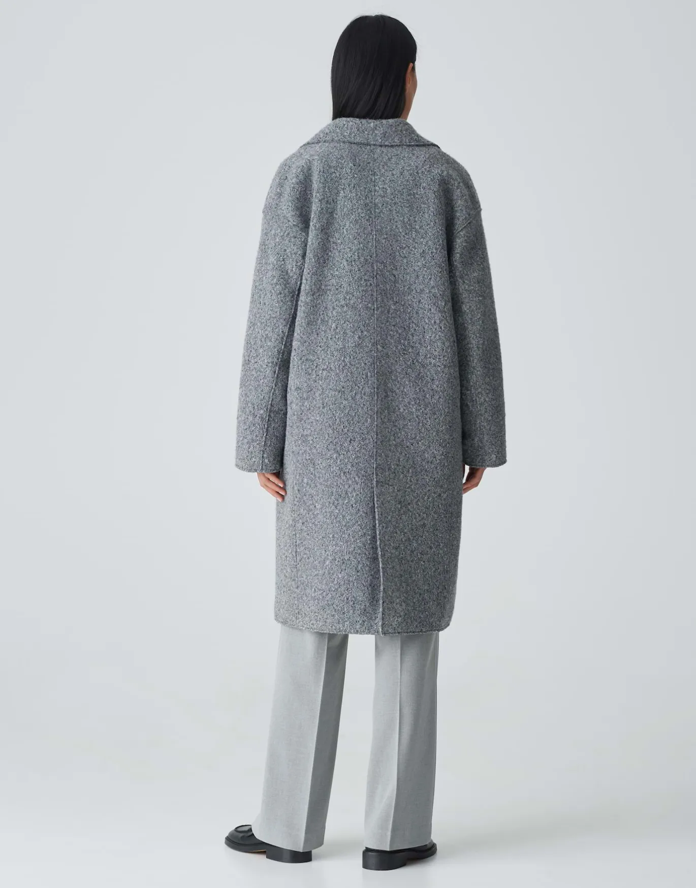 Damen OPUS Jacken / Mäntel^Oversize Mantel Hannie Grau Online Bestellen