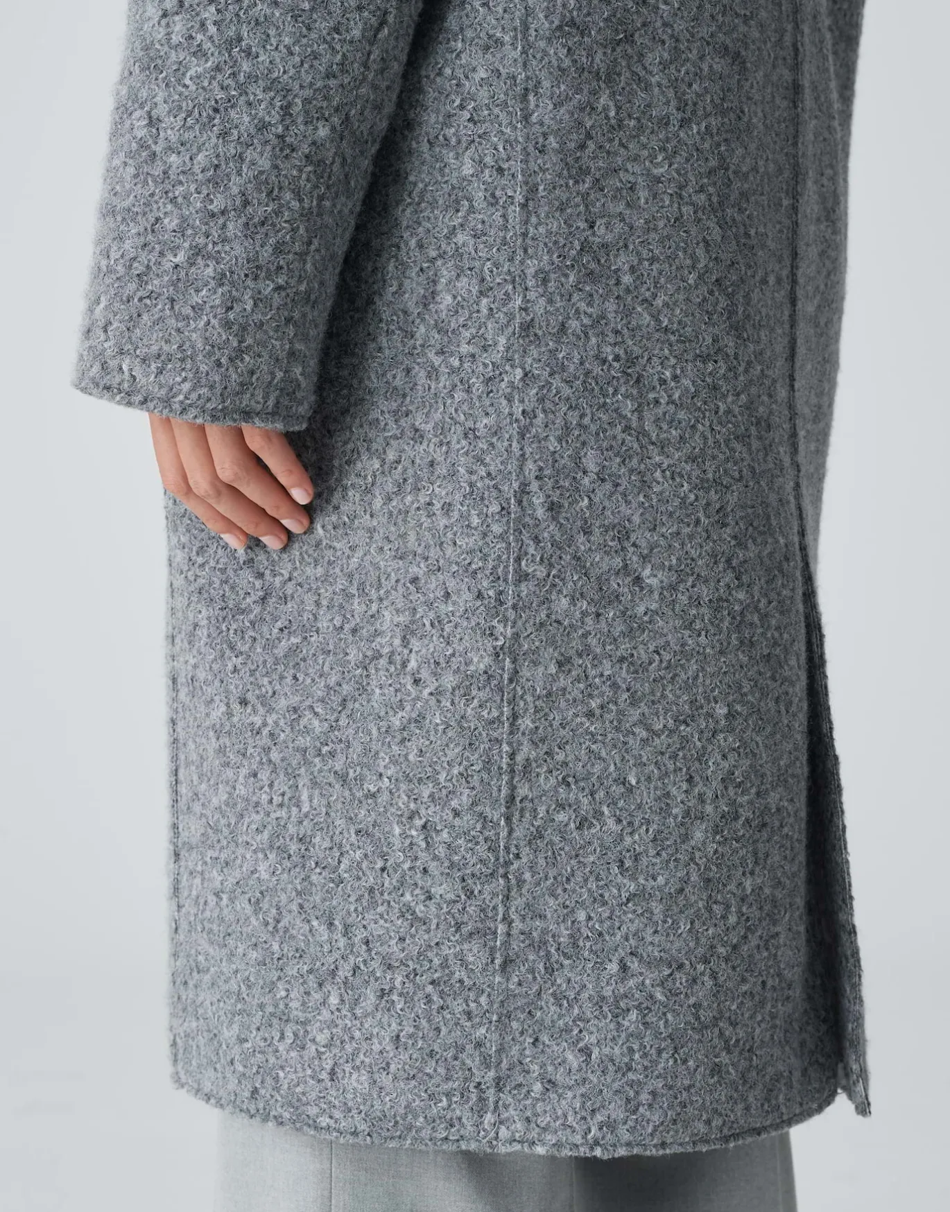 Damen OPUS Jacken / Mäntel^Oversize Mantel Hannie Grau Online Bestellen