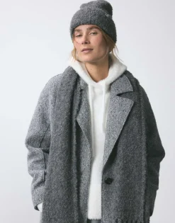 Damen OPUS Jacken / Mäntel^Oversize Mantel Hannie Grau Online Bestellen