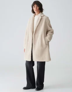 Damen OPUS Jacken / Mäntel^Oversize Mantel Honise Beige Online Bestellen