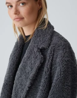 Damen OPUS Jacken / Mäntel^Oversize Mantel Honise Grau Online Bestellen