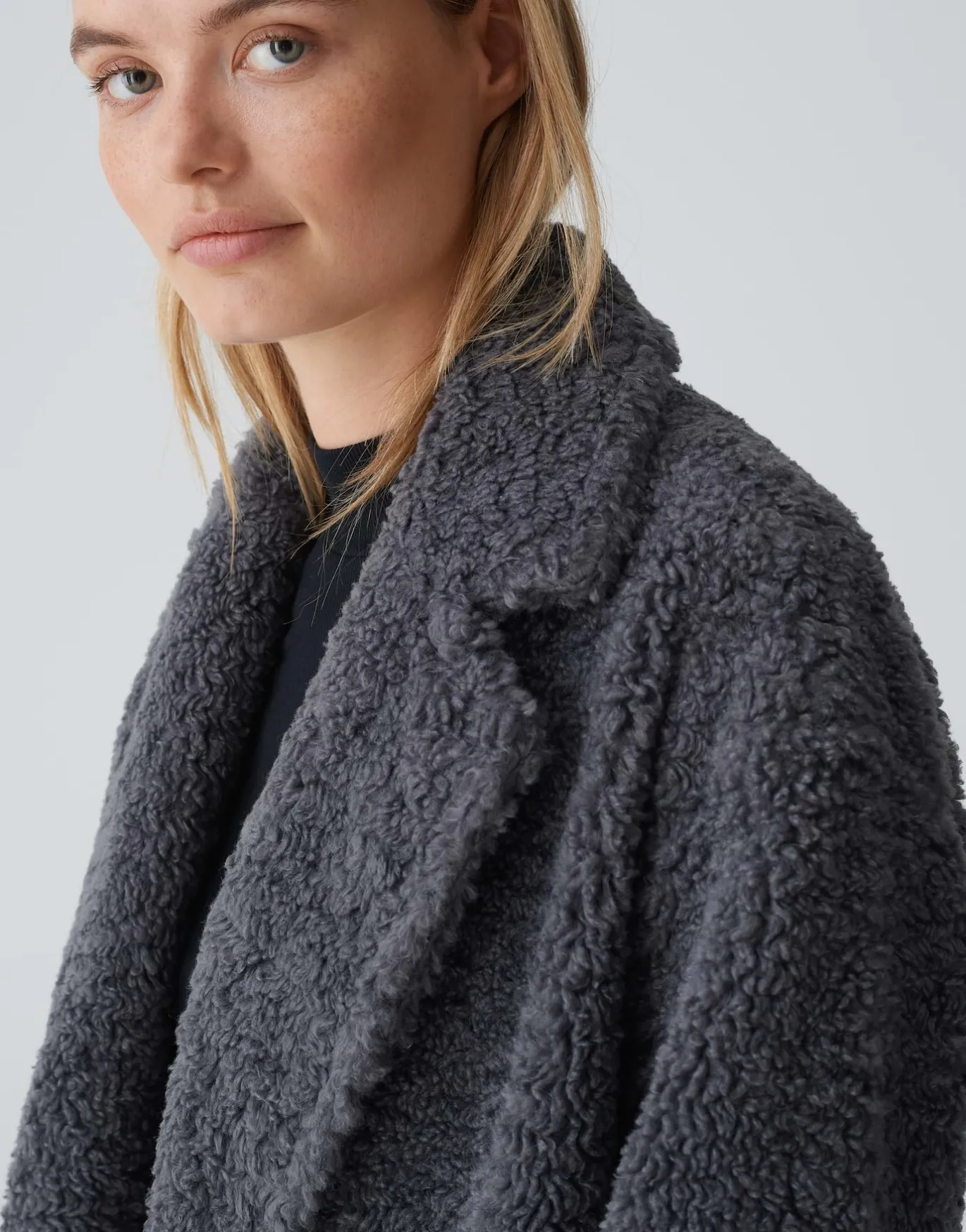 Damen OPUS Jacken / Mäntel^Oversize Mantel Honise Grau Online Bestellen