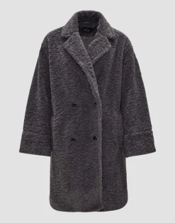 Damen OPUS Jacken / Mäntel^Oversize Mantel Honise Grau Online Bestellen