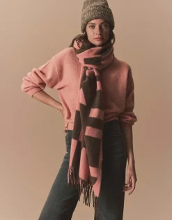 Damen OPUS Accessoires^Oversize Schal Amadita Scarf Rosé Online Bestellen
