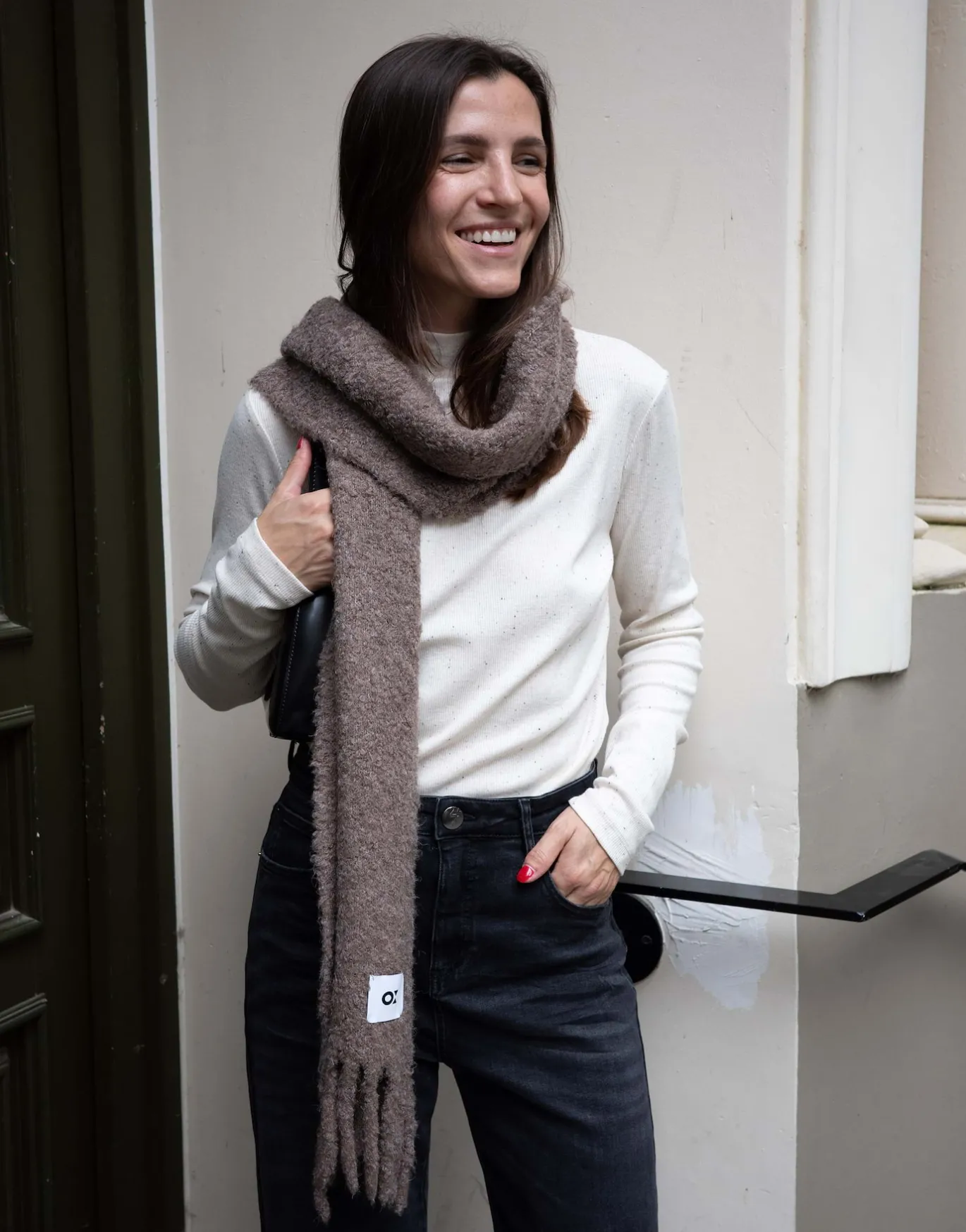Damen OPUS Accessoires^Oversize Schal Amoni Scarf Braun Online Bestellen