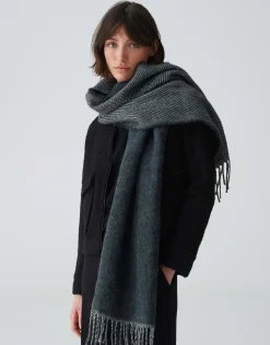 Damen OPUS Accessoires^Oversize Schal Aneda Scarf Grau Online Bestellen