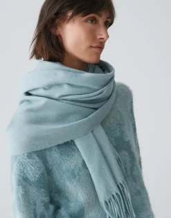 Damen OPUS Accessoires^Oversize Schal Anell Scarf Blau Online Bestellen