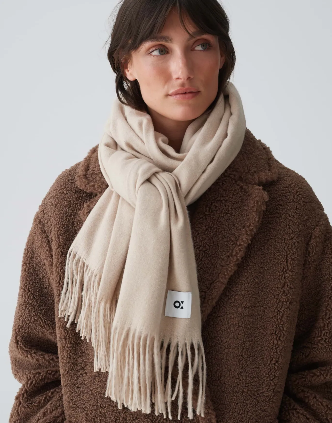 Damen OPUS Accessoires^Oversize Schal Anell Scarf Beige Online Bestellen