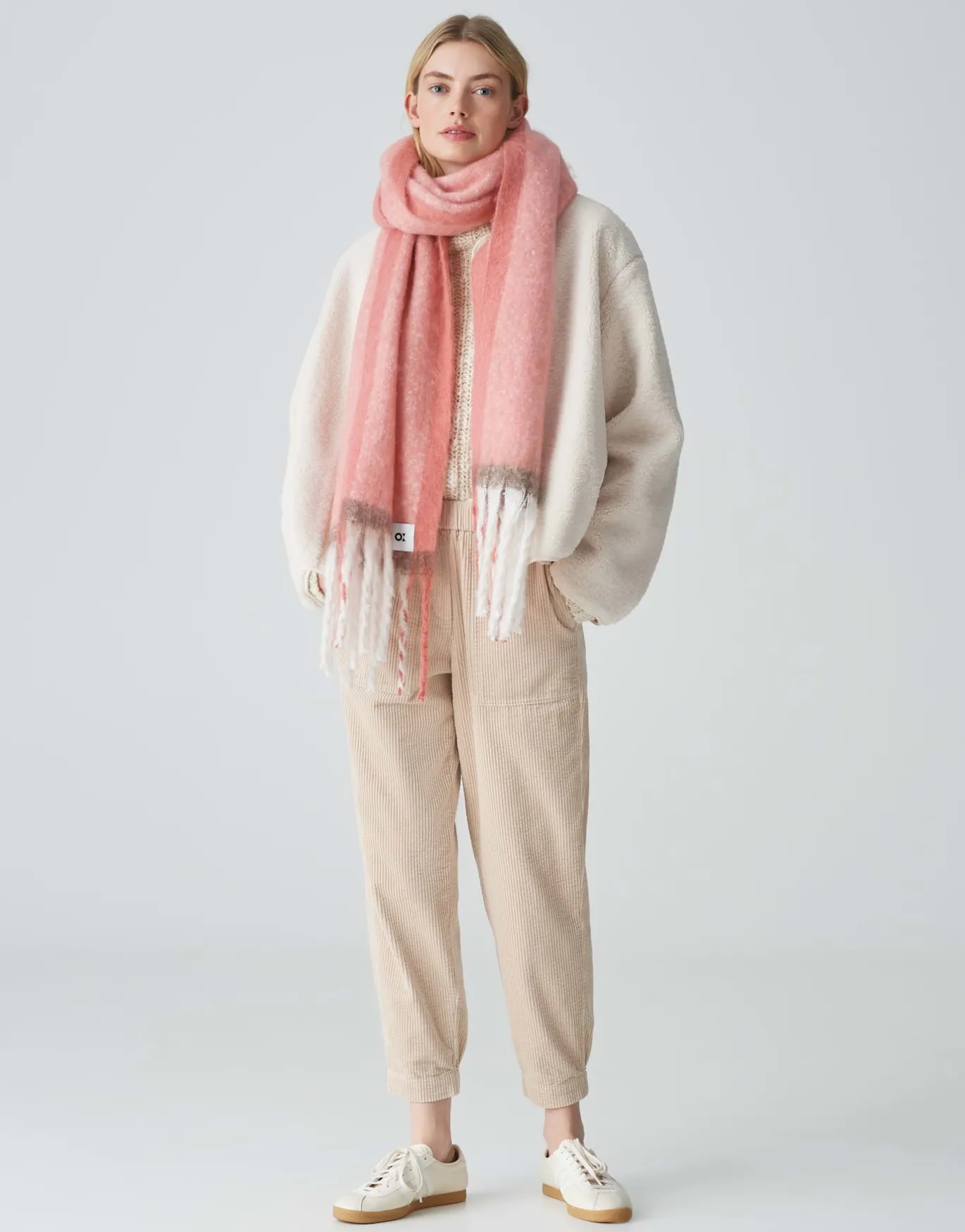 Damen OPUS Accessoires^Oversize Schal Anuno Scarf Rosé Online Bestellen