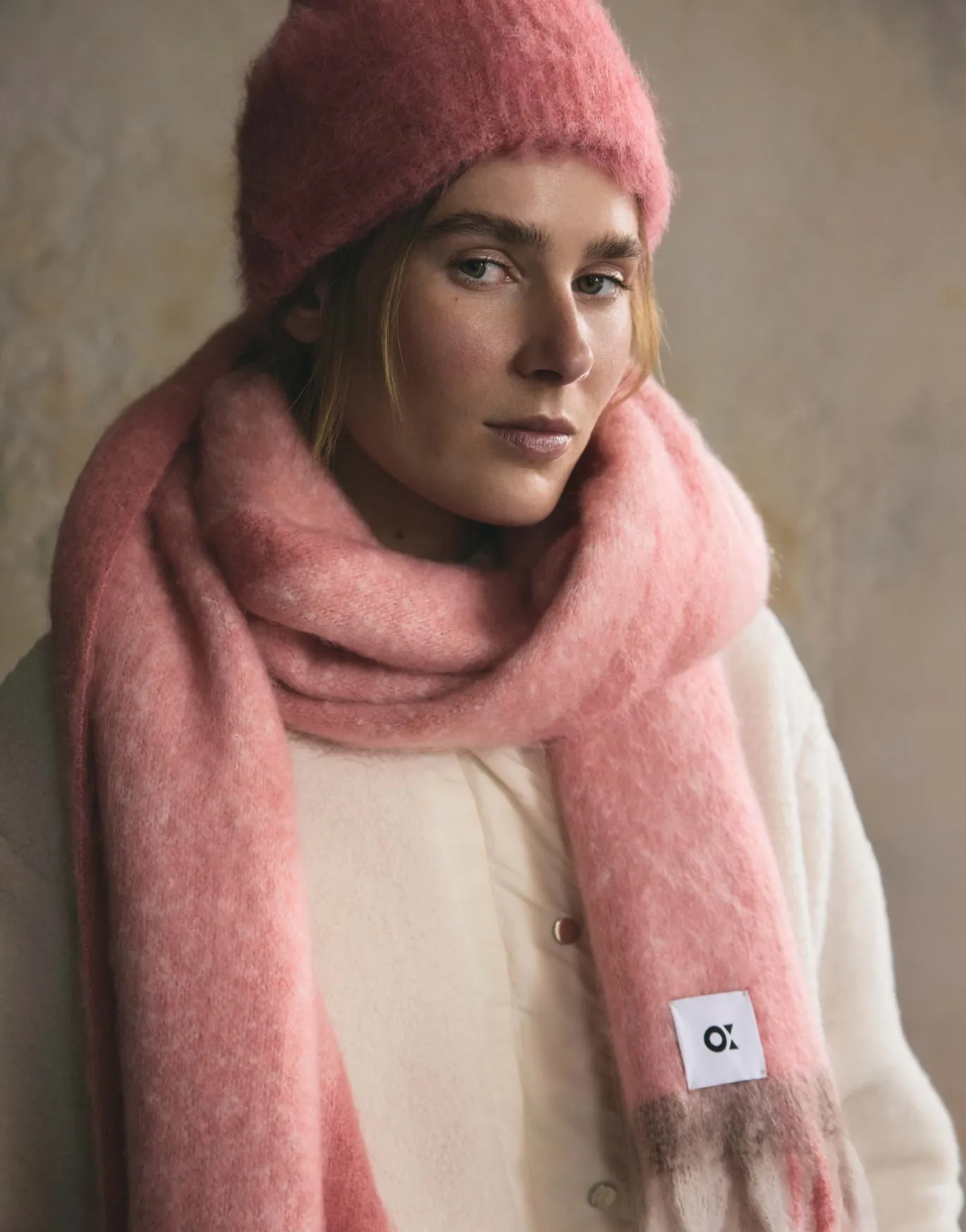 Damen OPUS Accessoires^Oversize Schal Anuno Scarf Rosé Online Bestellen