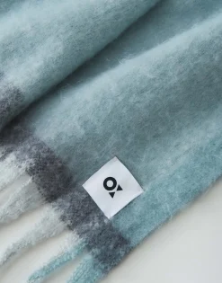 Damen OPUS Accessoires^Oversize Schal Anuno Scarf Blau Online Bestellen