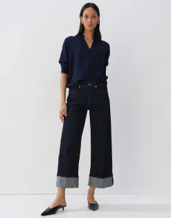 Damen OPUS Shirts^Poloshirt Kiby Blau Online Bestellen