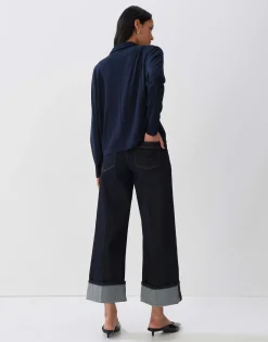 Damen OPUS Shirts^Poloshirt Kiby Blau Online Bestellen