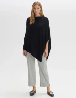 Damen OPUS Strick | Accessoires^Poncho Askili Cape Schwarz Online Bestellen