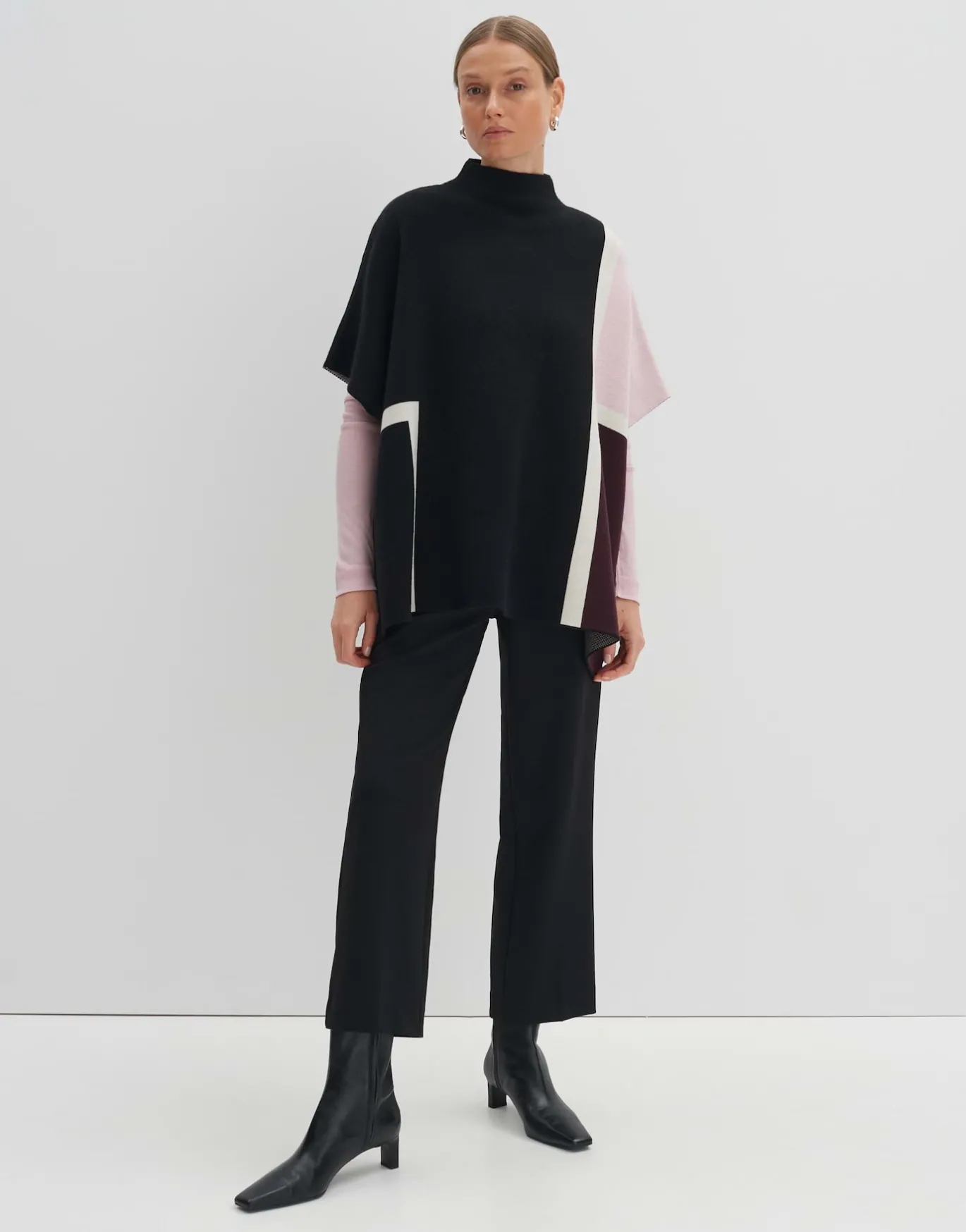 Damen OPUS Accessoires^Poncho Basteina Cape Schwarz Online Bestellen