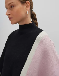 Damen OPUS Accessoires^Poncho Basteina Cape Schwarz Online Bestellen