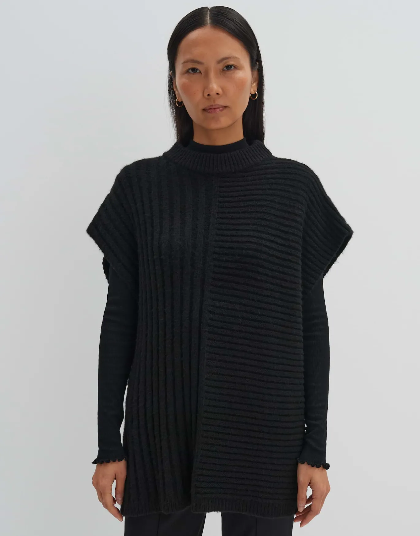 Damen OPUS Accessoires^Poncho Belony Cape Schwarz Online Bestellen
