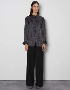 Damen OPUS Blusen^Printbluse Zauryn Grau Online Bestellen