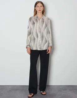 Damen OPUS Blusen^Printbluse Zauryn Weiß Online Bestellen