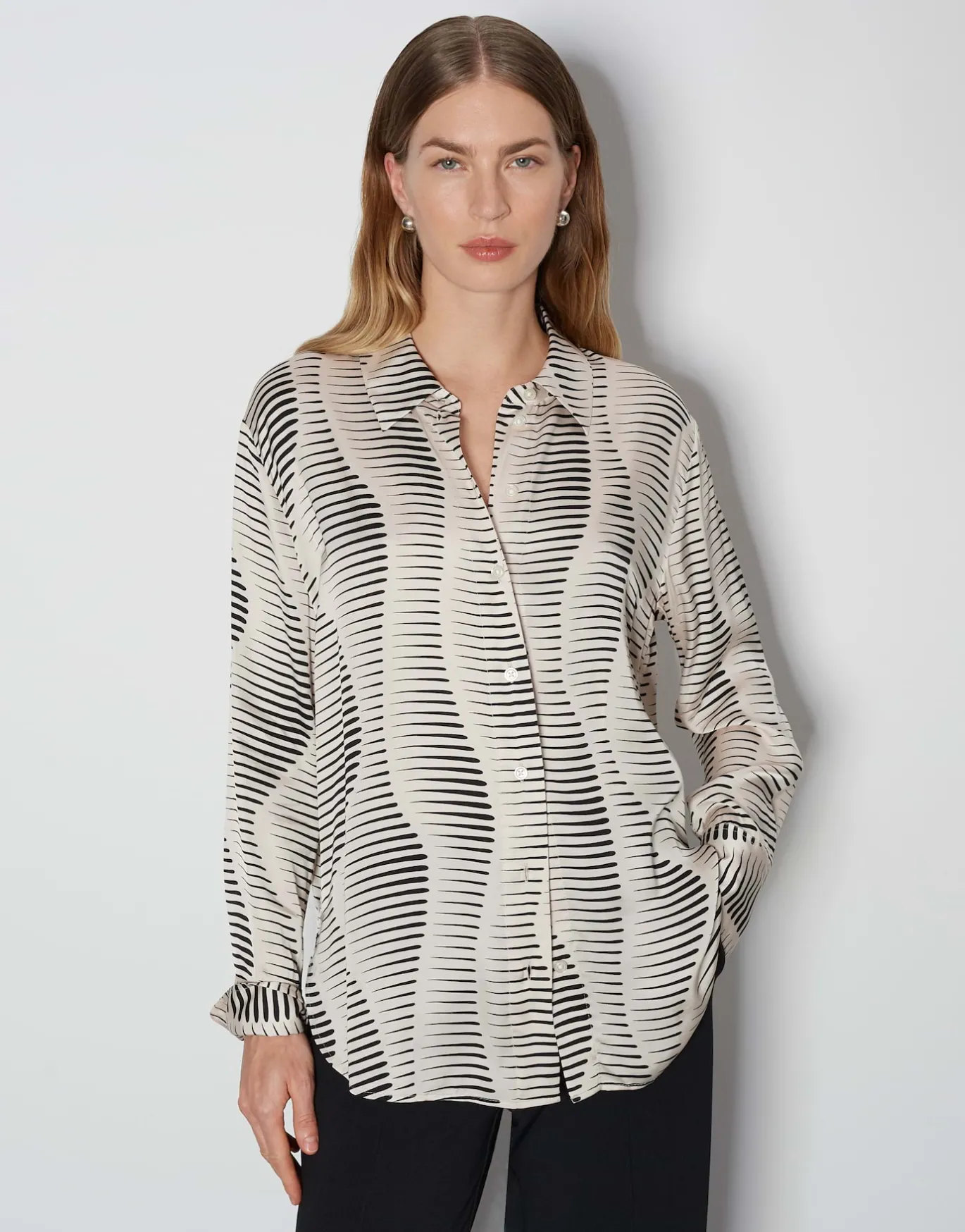 Damen OPUS Blusen^Printbluse Zauryn Weiß Online Bestellen