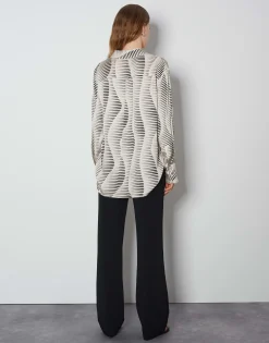 Damen OPUS Blusen^Printbluse Zauryn Weiß Online Bestellen