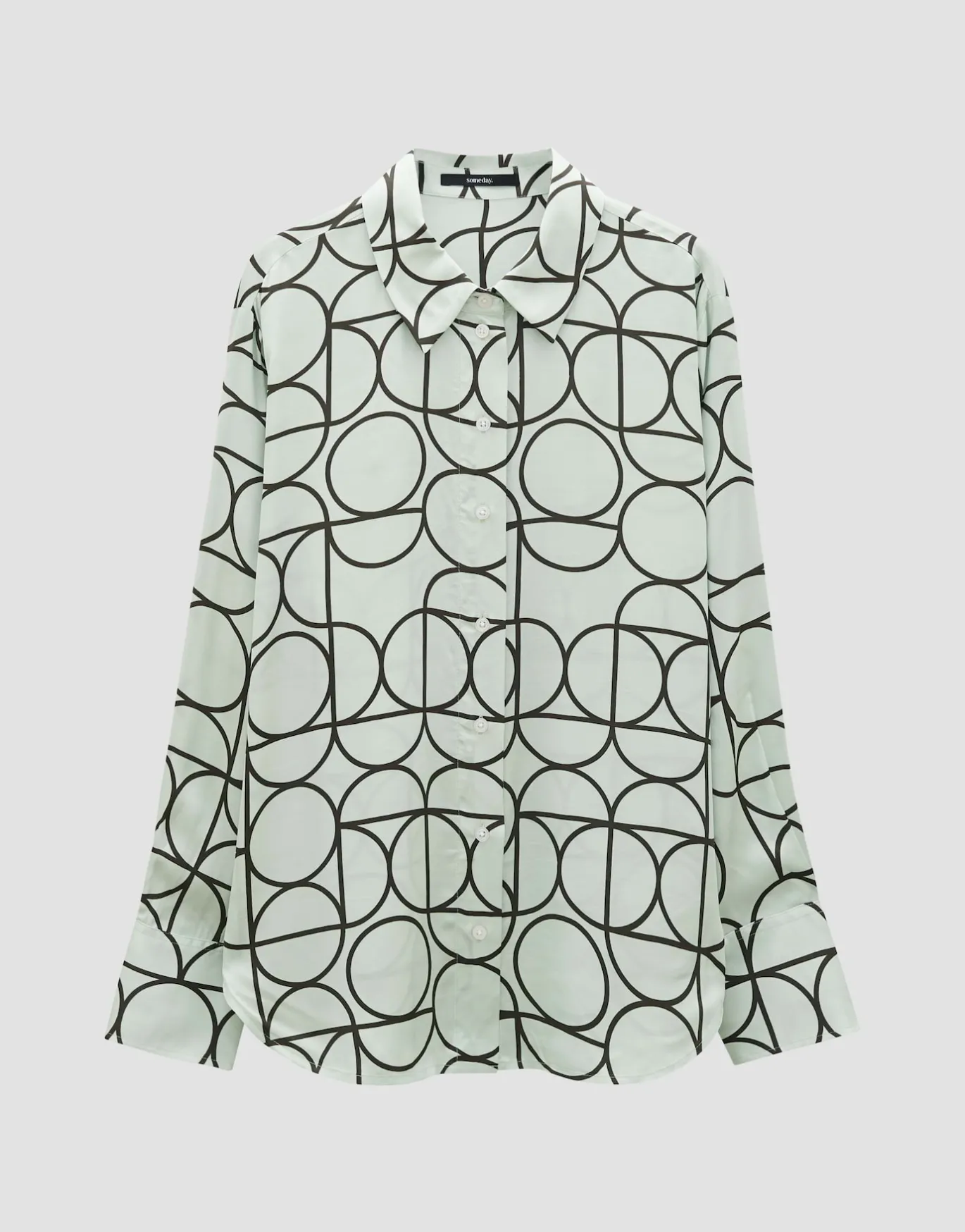 Damen OPUS Blusen^Printbluse Zeline Grün Online Bestellen