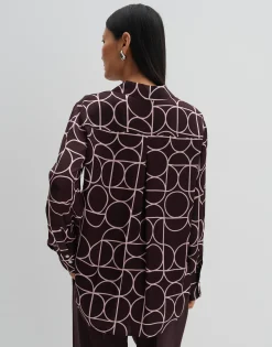 Damen OPUS Blusen^Printbluse Zeline Rot Online Bestellen