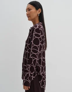 Damen OPUS Blusen^Printbluse Zeline Rot Online Bestellen
