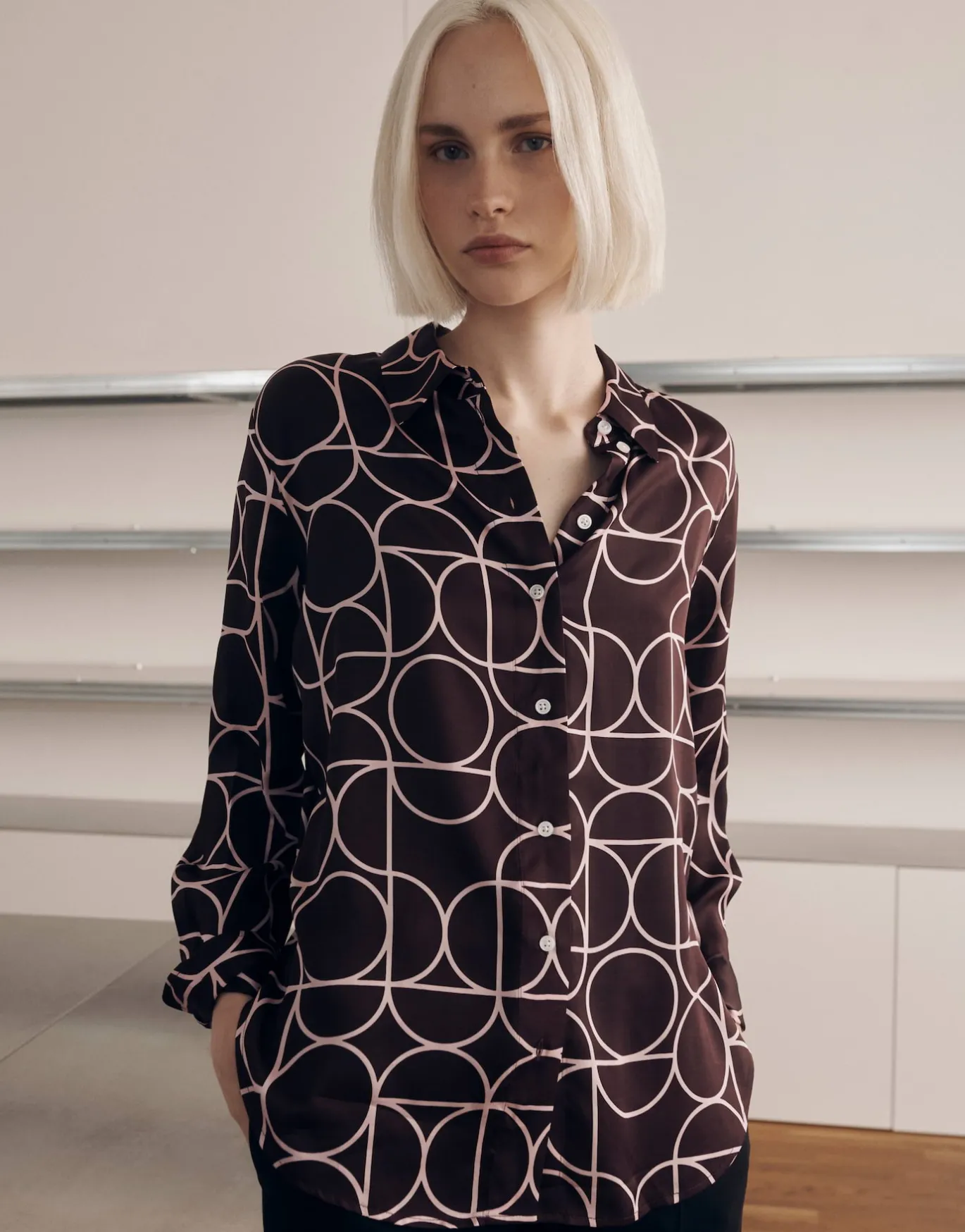 Damen OPUS Blusen^Printbluse Zeline Rot Online Bestellen