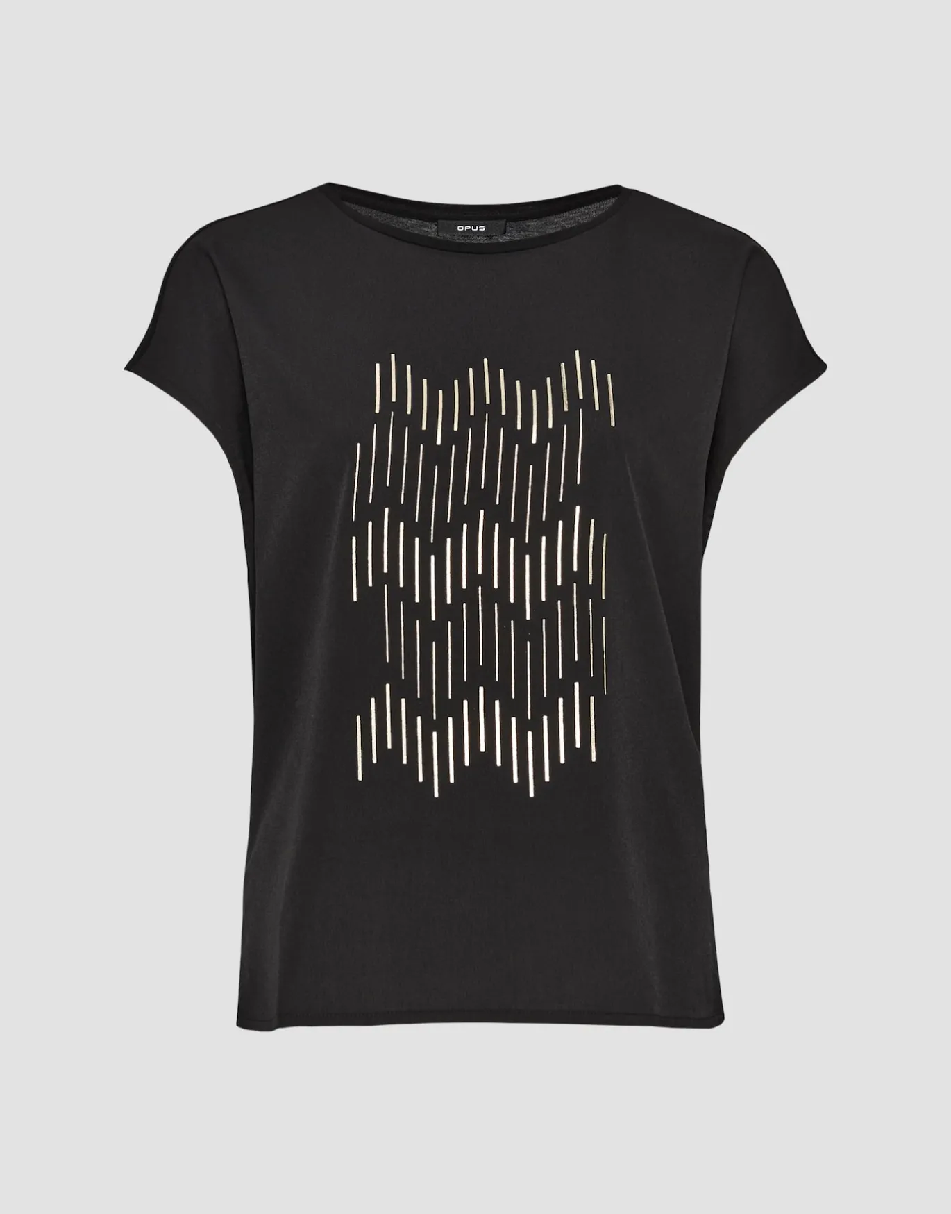 Damen OPUS Shirts^Print-Shirt Setro Print Schwarz Online Bestellen