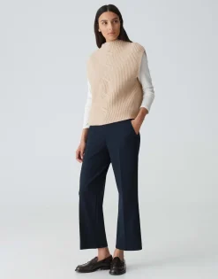 Damen OPUS Strick^Pullunder Pipeti Beige Online Bestellen