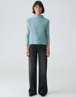 Damen OPUS Strick^Pullunder Pipeti Blau Online Bestellen