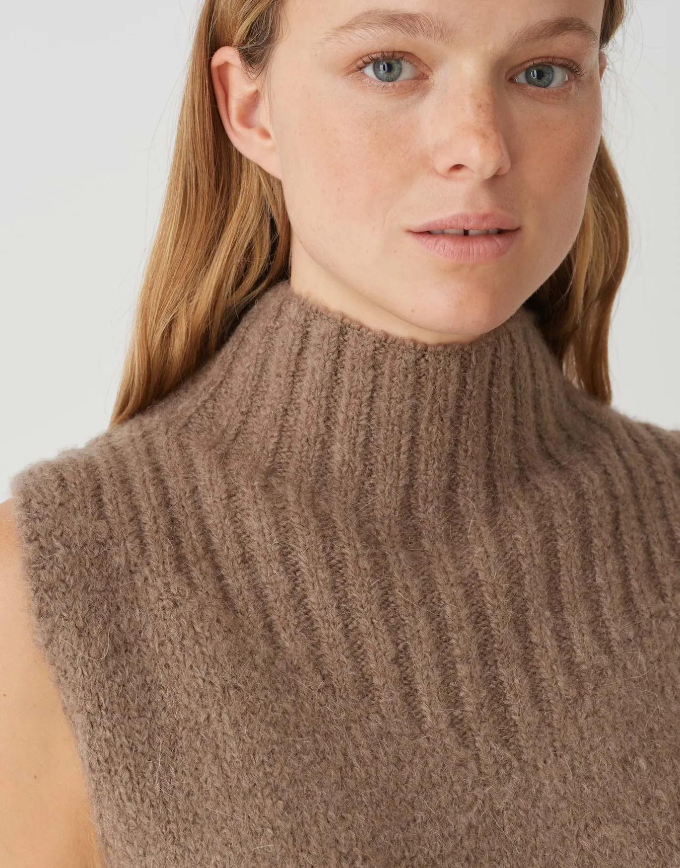 Damen OPUS Strick^Pullunder Pogeti Braun Online Bestellen