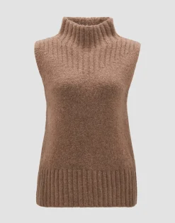 Damen OPUS Strick^Pullunder Pogeti Braun Online Bestellen