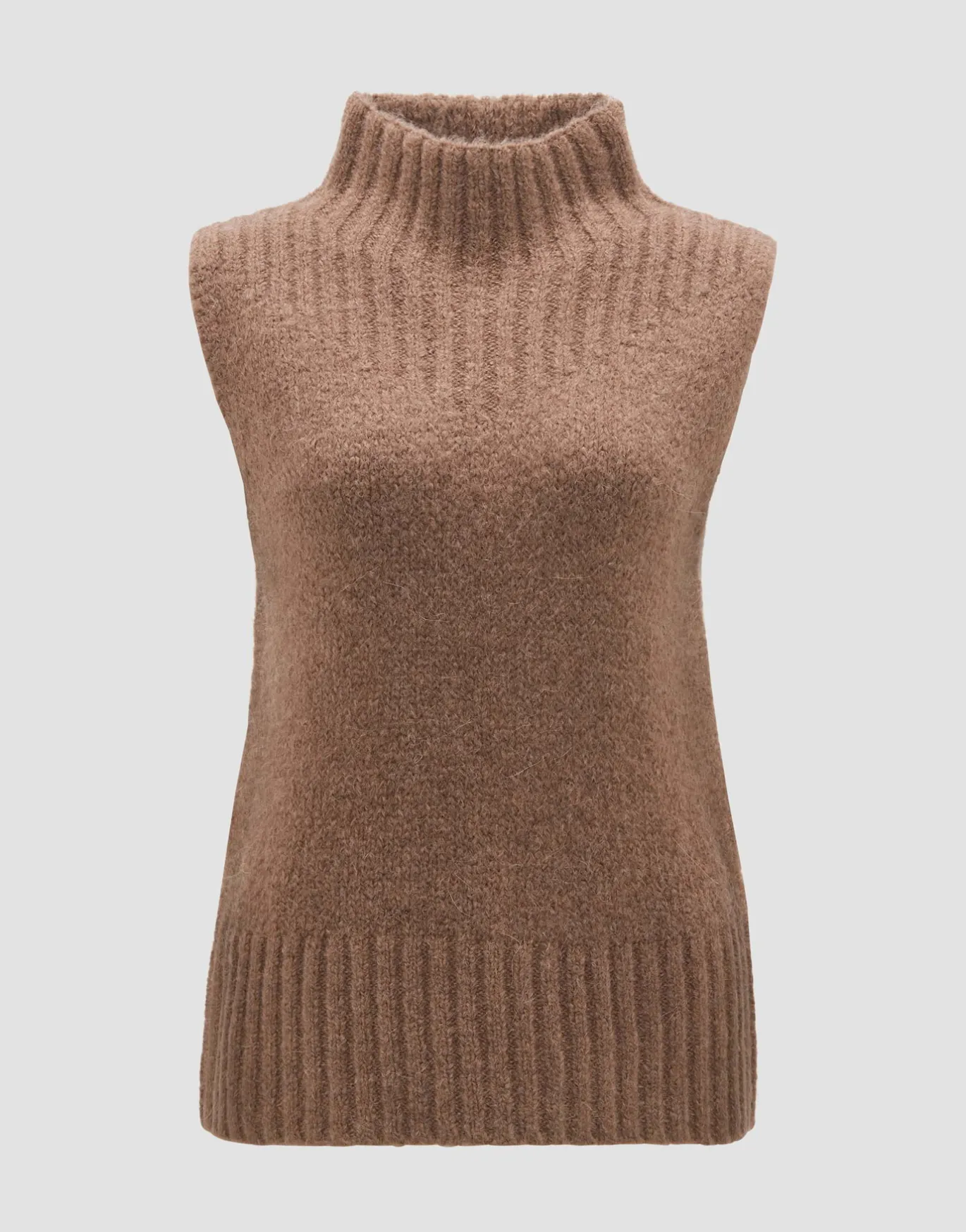 Damen OPUS Strick^Pullunder Pogeti Braun Online Bestellen