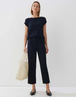 Damen OPUS Shirts^Rippshirt Kayuki Blau Online Bestellen