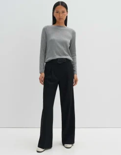 Damen OPUS Shirts^Rippshirt Kelaura Grau Online Bestellen