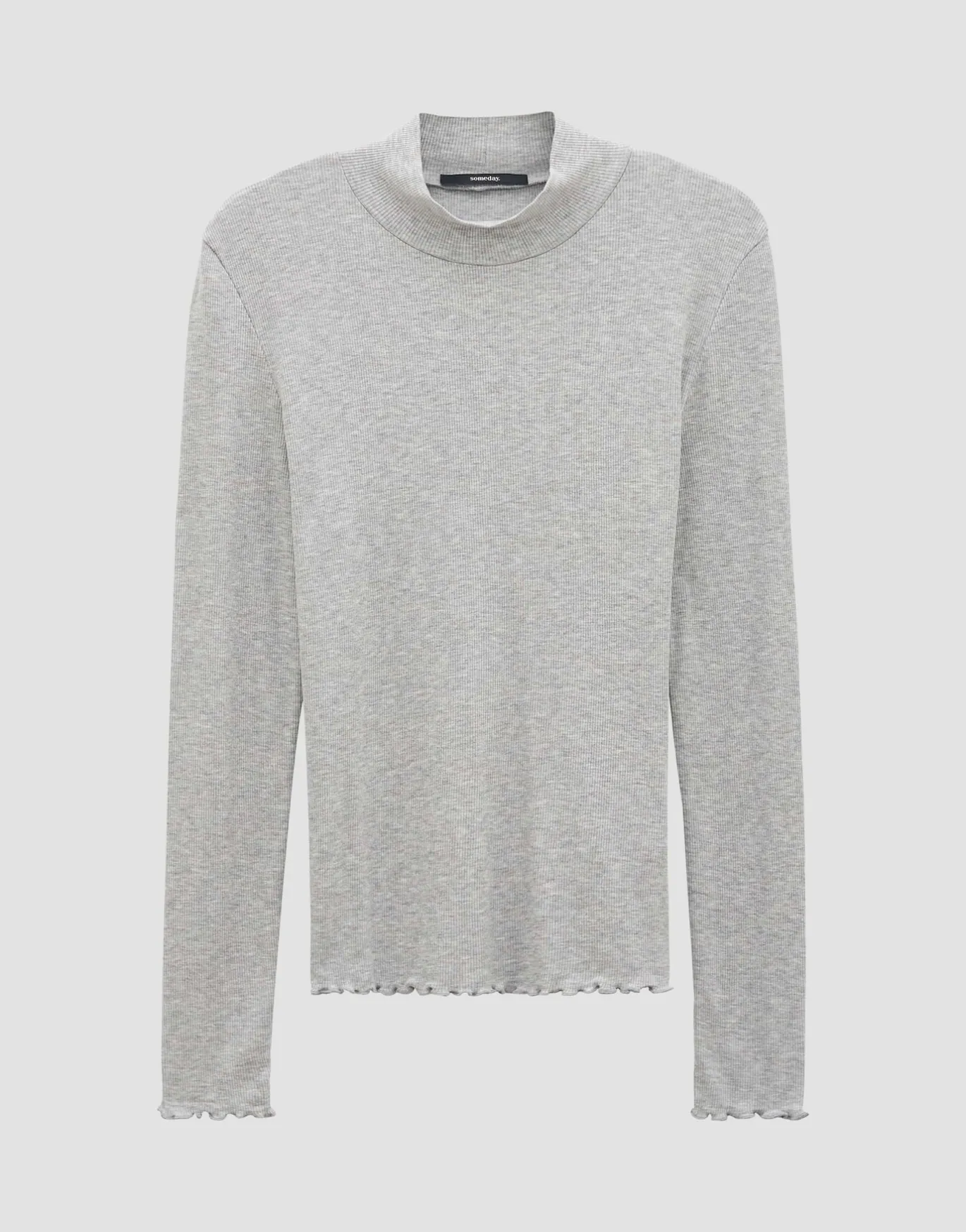Damen OPUS Basics | Shirts^Rippshirt Kinara Grau Online Bestellen