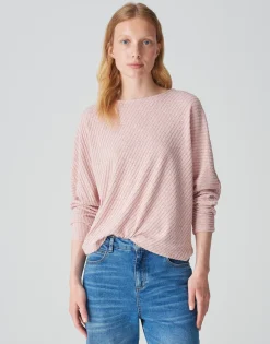 Damen OPUS Shirts^Rippshirt Sakim Rosé Online Bestellen