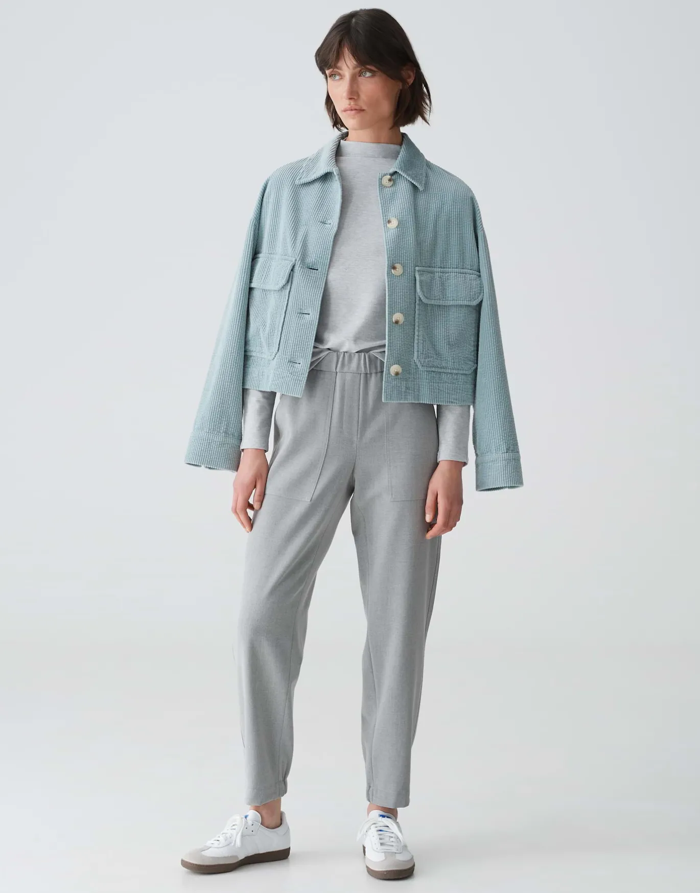 Damen OPUS Shirts^Rippshirt Salimas Grau Online Bestellen