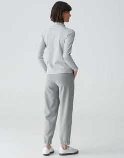 Damen OPUS Shirts^Rippshirt Salimas Grau Online Bestellen