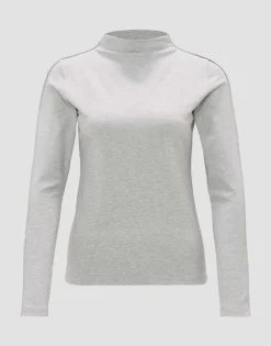 Damen OPUS Shirts^Rippshirt Salimas Grau Online Bestellen