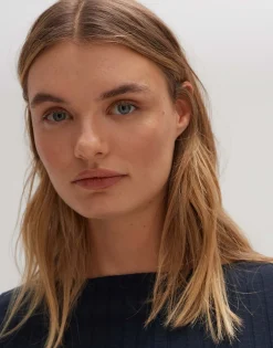 Damen OPUS Shirts^Rippshirt Sovke Blau Online Bestellen